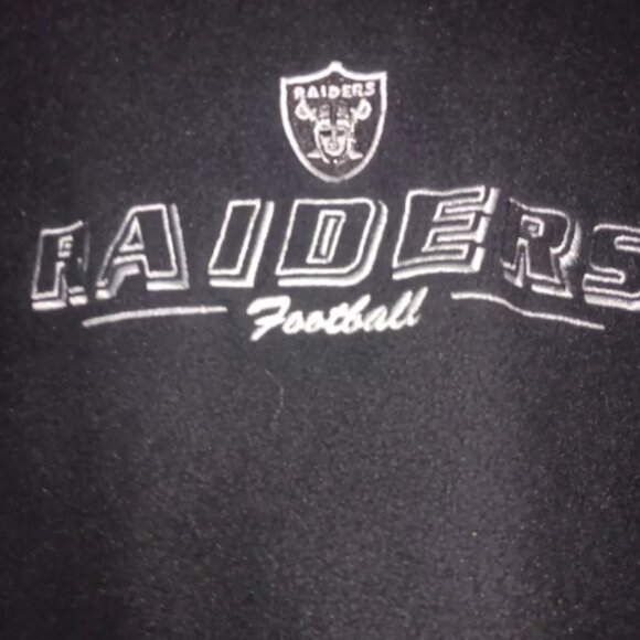 Men's Raiders Thick Fleece Pullover XXL 2XL - Picture 2 of 3